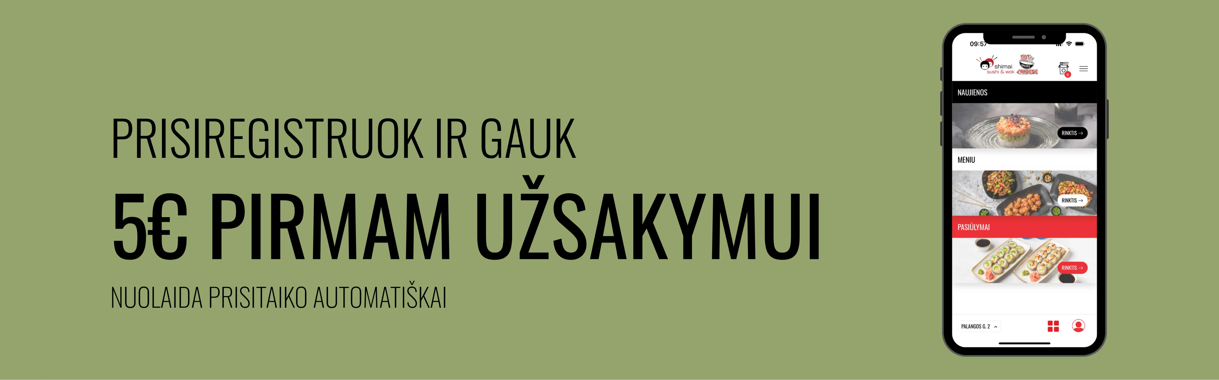 Pasiūlymai