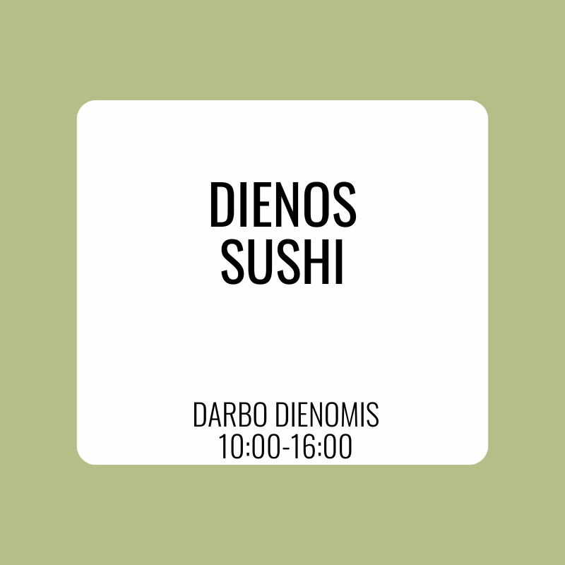 DP SUSHI pirmadienis (8 vnt.)