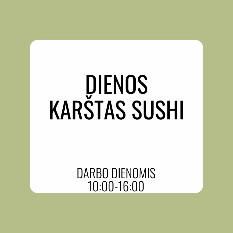 DP SUSHI pirmadienis (karštas) (10 vnt.)