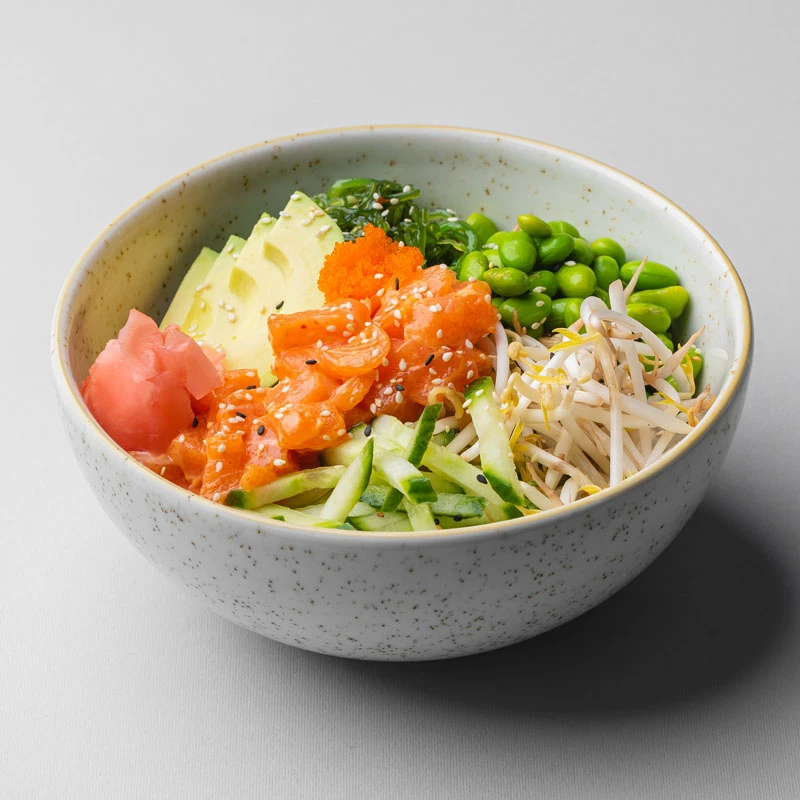 B2 Bowl'as su karai lašišos filė