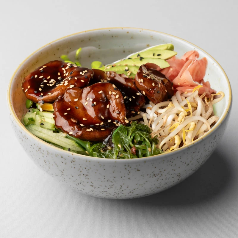 B5 Bowlas su teriyaki antienos filė